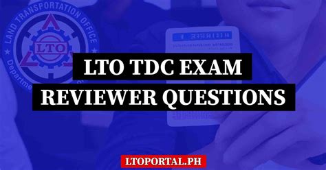 tdc exam reviewer